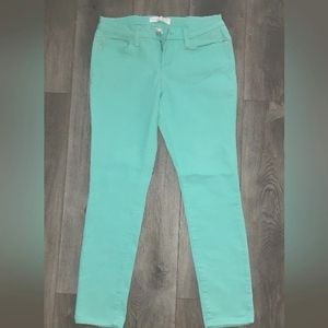No boundaries womans turquoise jeggings